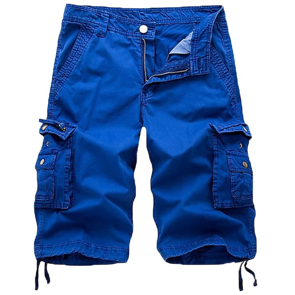 Joyhela Mens Cargo Shorts Multi Pockets Twill Cargo Shorts