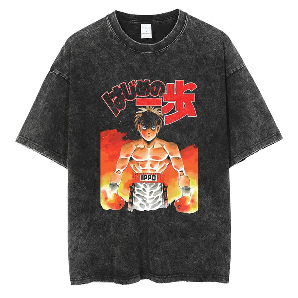 Hajime No Ippo V4 Vintage Washed Shirt