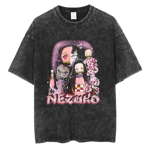 Nezuko Vintage Washed Shirt