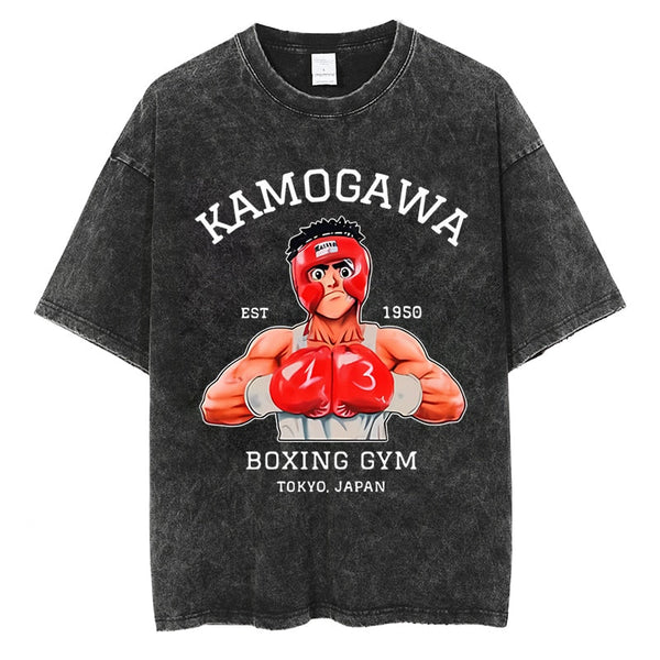Kamogawa Boxing Gym Vintage Washed Shirt
